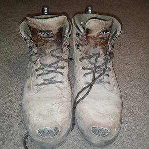 Ariat Work Boots Men's Size 11.5EE Brown Turbo 6" H20 Carbon Toe